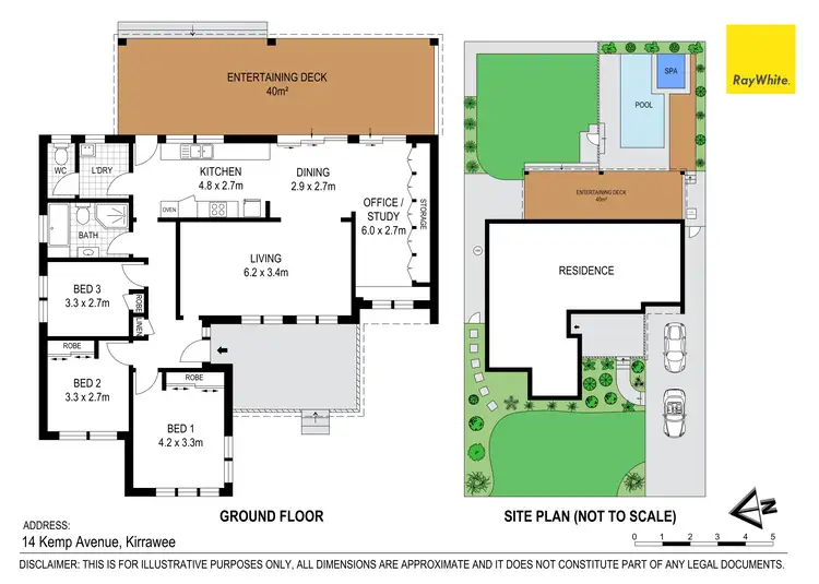 Floorplan of Homely house listing, 14 Kemp Avenue, Kirrawee NSW 2232