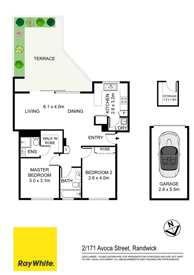 Floorplan of Homely apartment listing, 2/171 Avoca Street, Randwick NSW 2031
