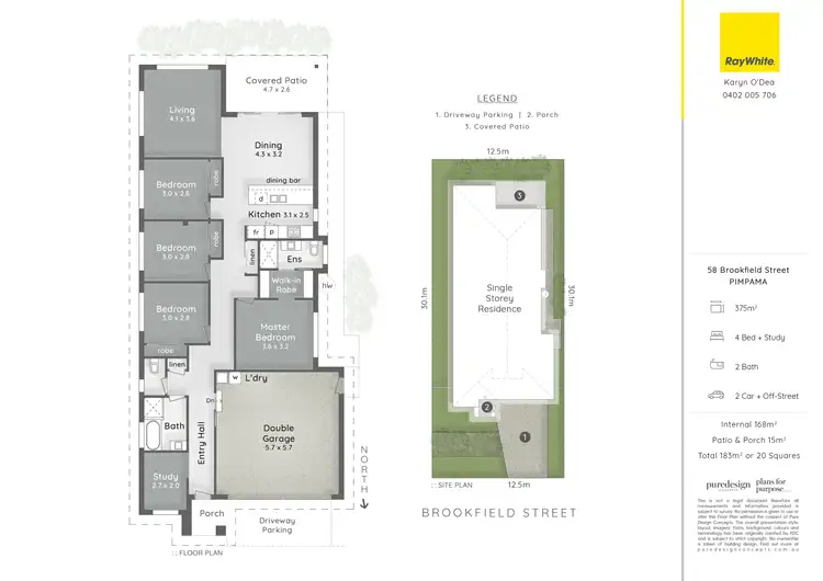 Floorplan of Homely house listing, 58 Brookfield Street, Pimpama QLD 4209