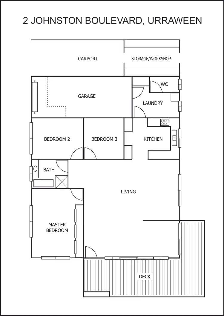 Floorplan of Homely house listing, 2 Johnston Boulevard, Urraween QLD 4655