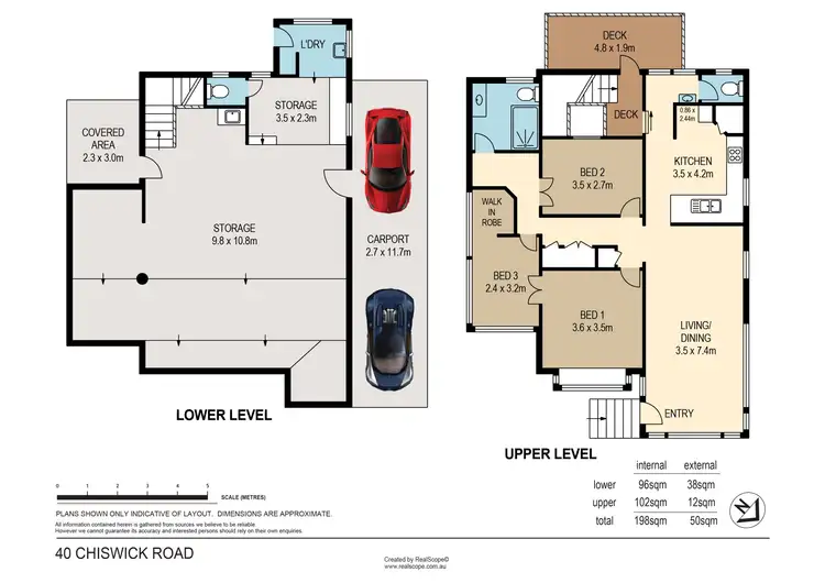 Floorplan of Homely house listing, 40 Chiswick Road, Bardon QLD 4065