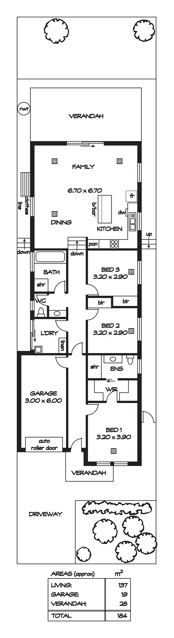Floorplan of Homely house listing, 15a Tindall Road, Enfield SA 5085