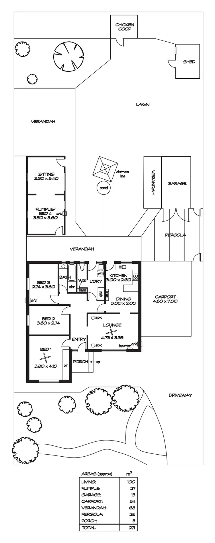 Floorplan of Homely house listing, 24 High Avenue, Clearview SA 5085