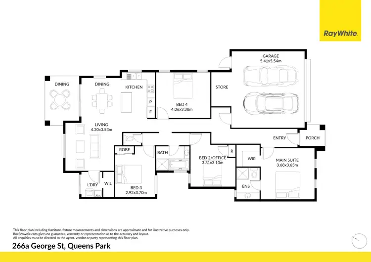 Floorplan of Homely house listing, 266a George Street, Queens Park WA 6107
