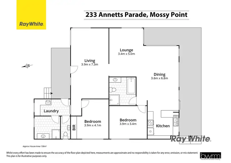 Floorplan of Homely house listing, 233 Annetts Parade, Mossy Point NSW 2537