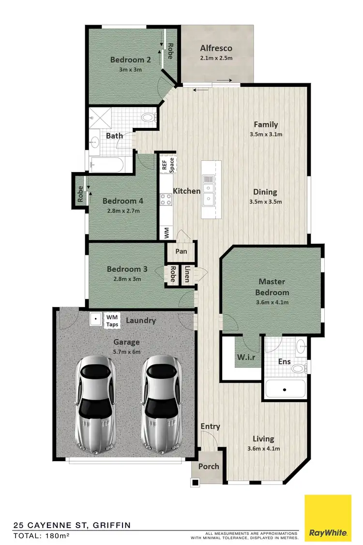 Floorplan of Homely house listing, 25 Cayenne Street, Griffin QLD 4503