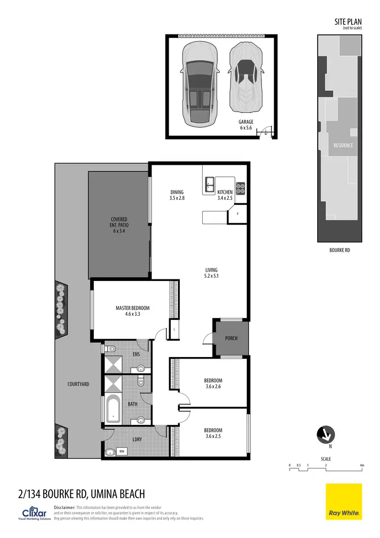 Floorplan of Homely villa listing, 2/134 Bourke Road, Umina Beach NSW 2257