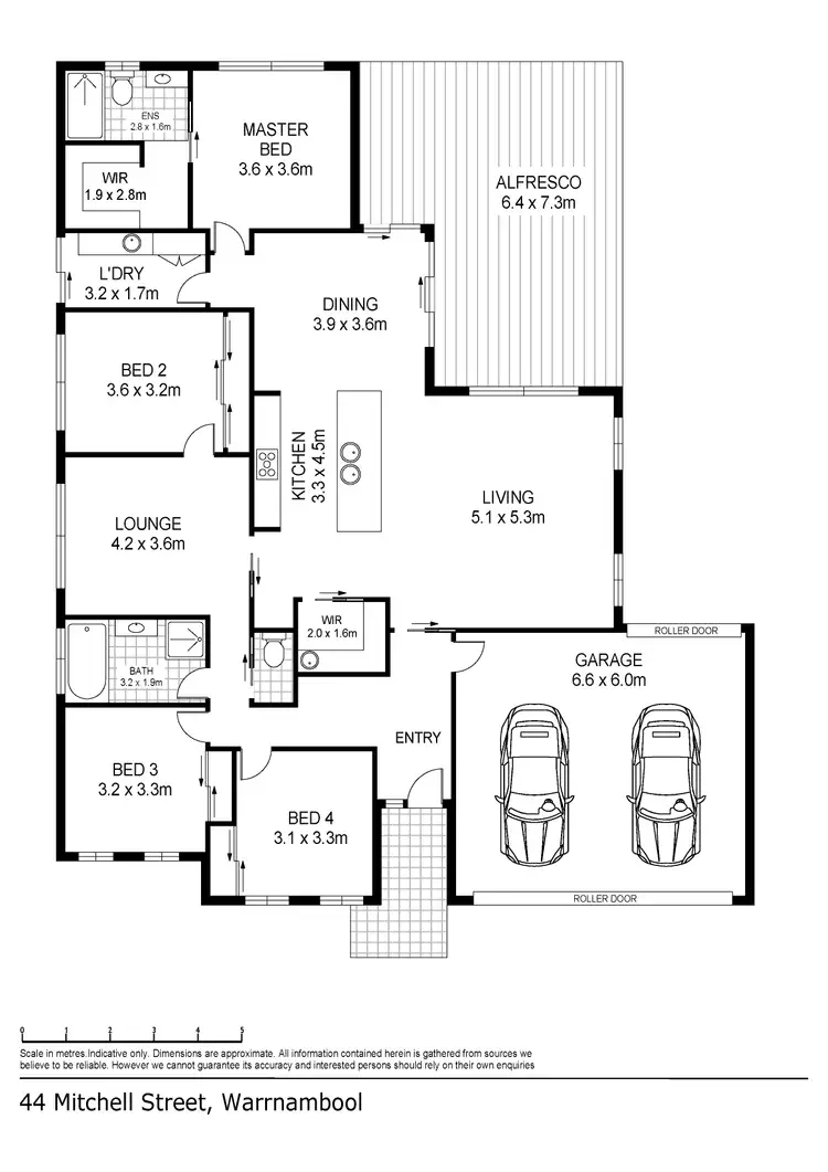 Floorplan of Homely house listing, 44 Mitchell Street, Warrnambool VIC 3280