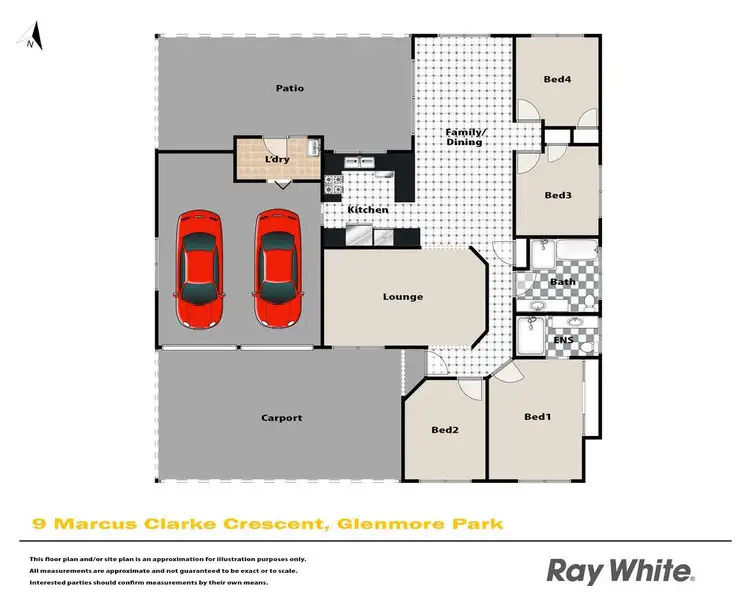Floorplan of Homely house listing, 9 Marcus Clarke Crescent, Glenmore Park NSW 2745