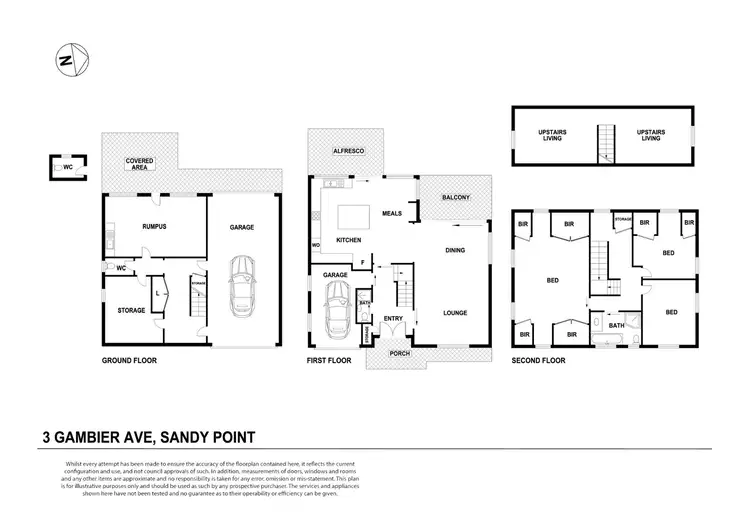 Floorplan of Homely house listing, 3 Gambier Avenue, Sandy Point NSW 2172
