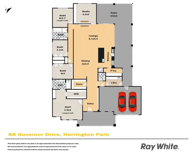 Floorplan of Homely house listing, 58 Governor Drive, Harrington Park NSW 2567