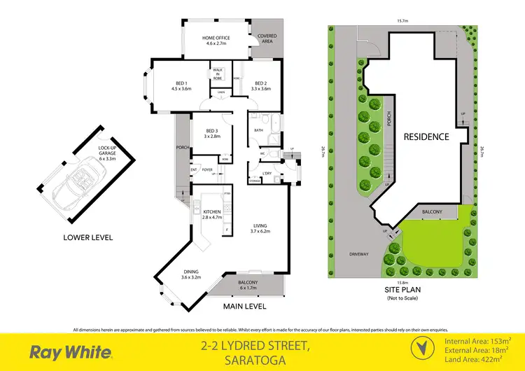Floorplan of Homely house listing, 2/2 Lydred Street, Saratoga NSW 2251
