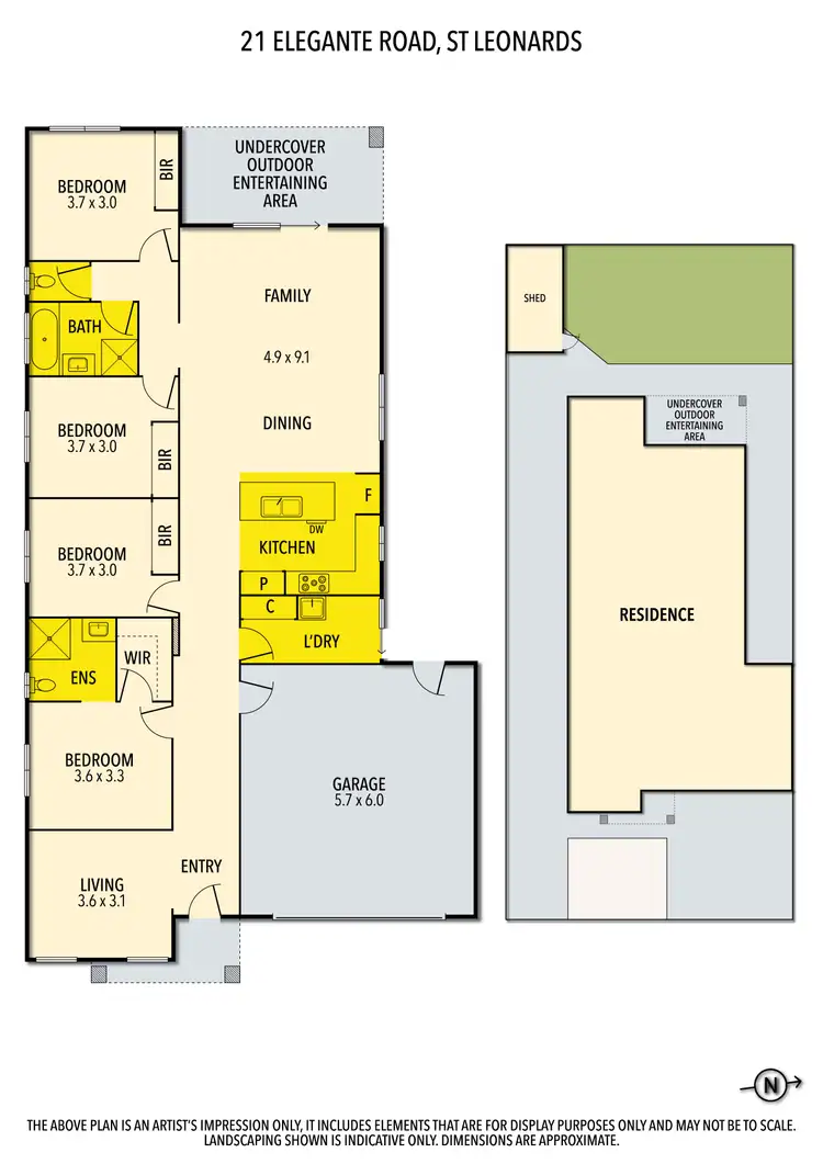 Floorplan of Homely house listing, 21 Elegante Road, St Leonards VIC 3223