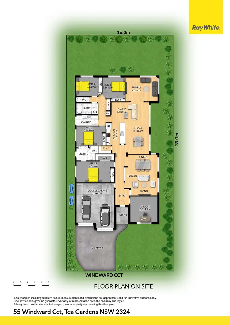 Floorplan of Homely house listing, 55 Windward Circuit, Tea Gardens NSW 2324