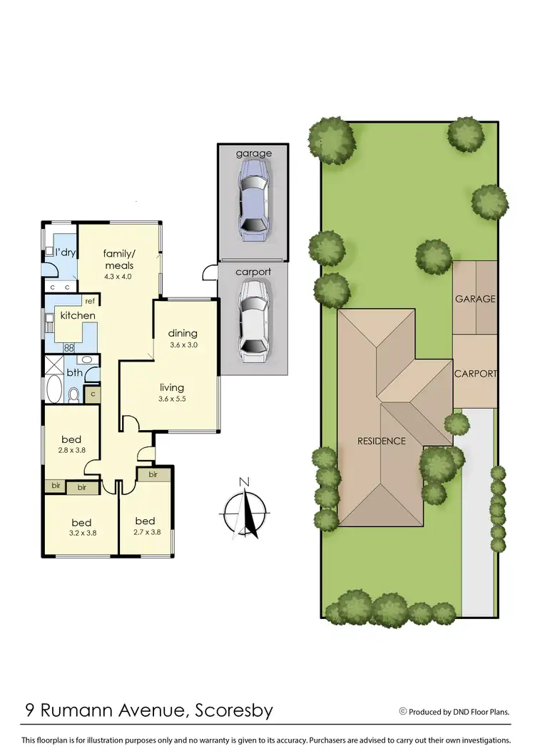 Floorplan of Homely house listing, 9 Rumann Avenue, Scoresby VIC 3179