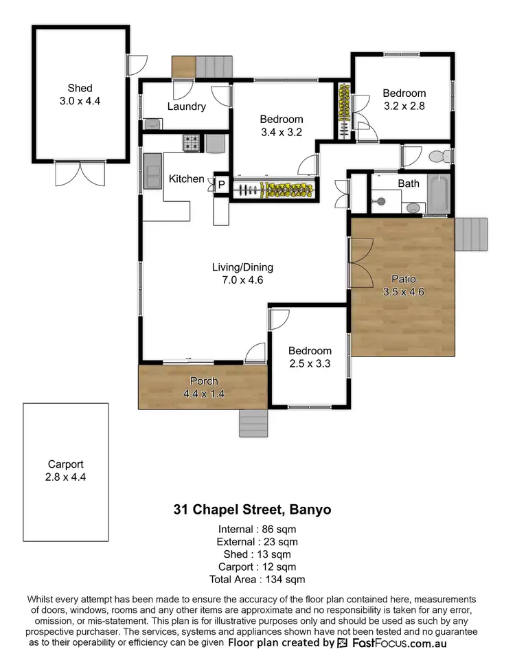 Floorplan of Homely house listing, 31 Chapel Street, Banyo QLD 4014