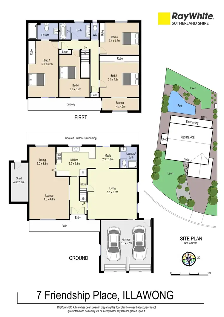 Floorplan of Homely house listing, 7 Friendship Place, Illawong NSW 2234