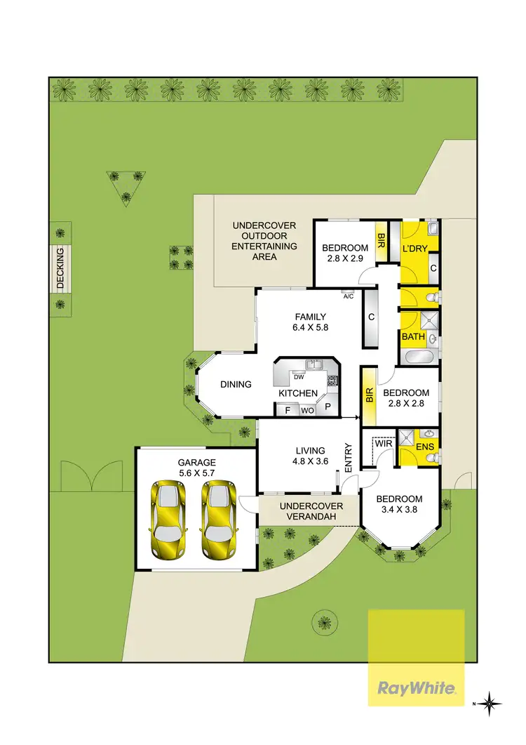 Floorplan of Homely house listing, 24 Waratah Place, Grovedale VIC 3216