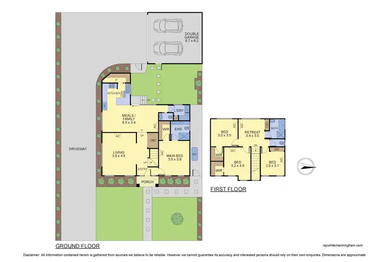 Floorplan of Homely townhouse listing, 1/25 Florence Avenue, Donvale VIC 3111