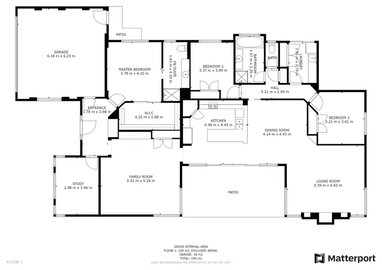 Floorplan of Homely house listing, 16 Graemar Drive, Swan Hill VIC 3585