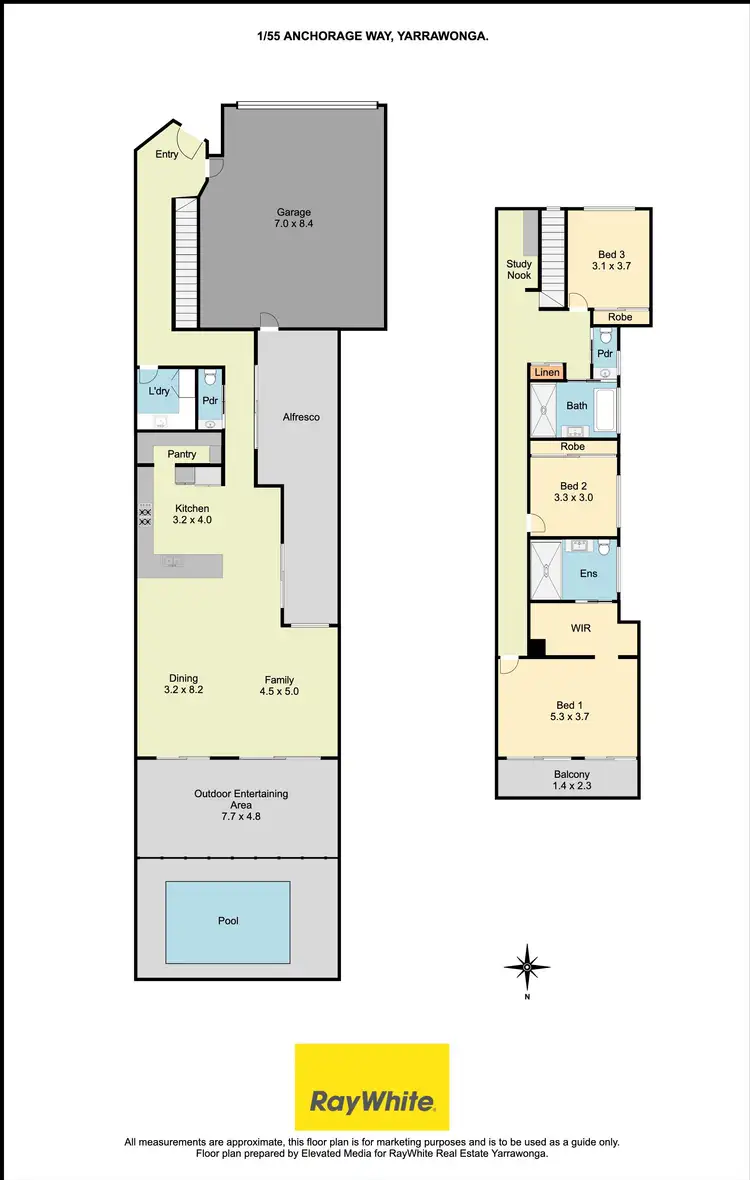 Floorplan of Homely house listing, 1/55 Anchorage Way, Yarrawonga VIC 3730