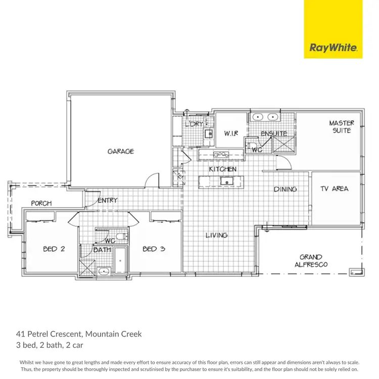 Floorplan of Homely house listing, 41 Petrel Crescent, Mountain Creek QLD 4557