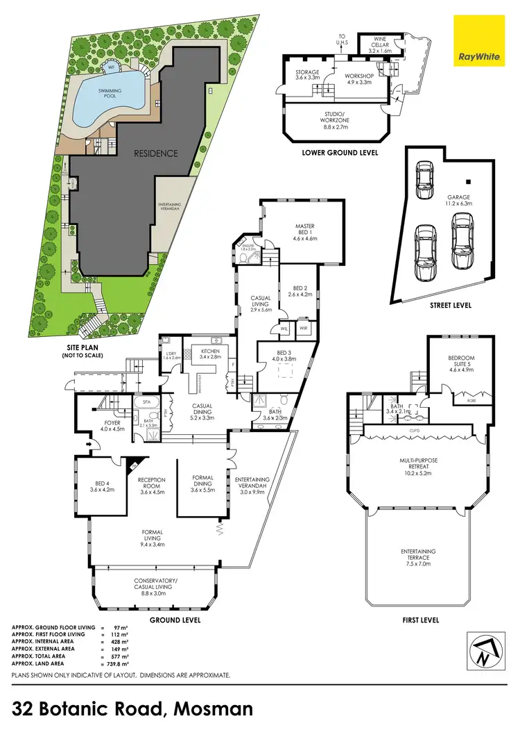 Floorplan of Homely house listing, 32 Botanic Road, Mosman NSW 2088