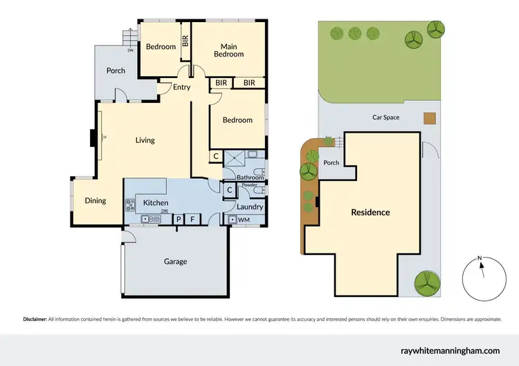 Floorplan of Homely unit listing, 1/274 Manningham Road, Templestowe Lower VIC 3107