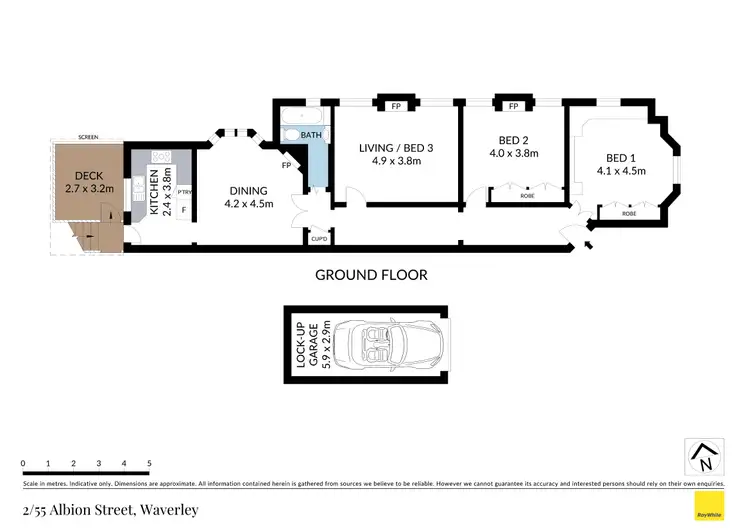 Floorplan of Homely apartment listing, 2/55 Albion Street, Waverley NSW 2024
