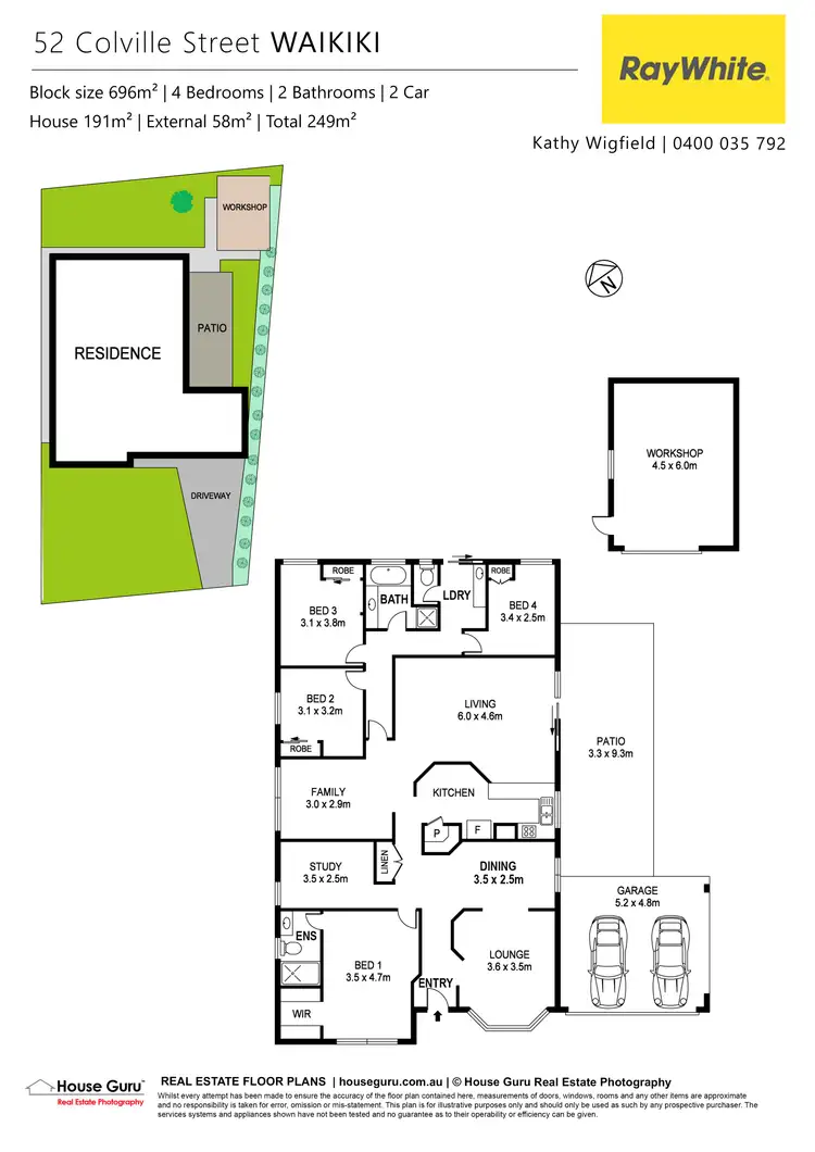 Floorplan of Homely house listing, 52 Colville Street, Waikiki WA 6169