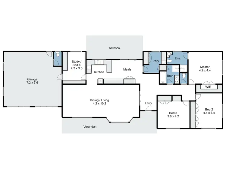 Floorplan of Homely house listing, 206 Euroa-Mansfield Road, Euroa VIC 3666