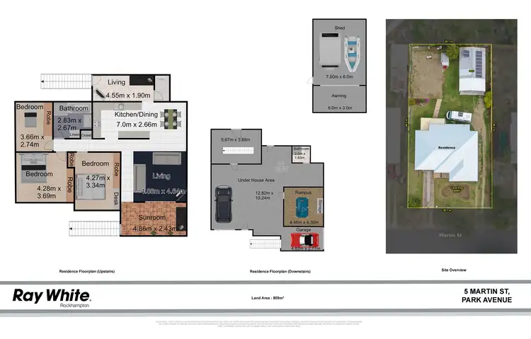 Floorplan of Homely house listing, 5 Martin Street, Park Avenue QLD 4701
