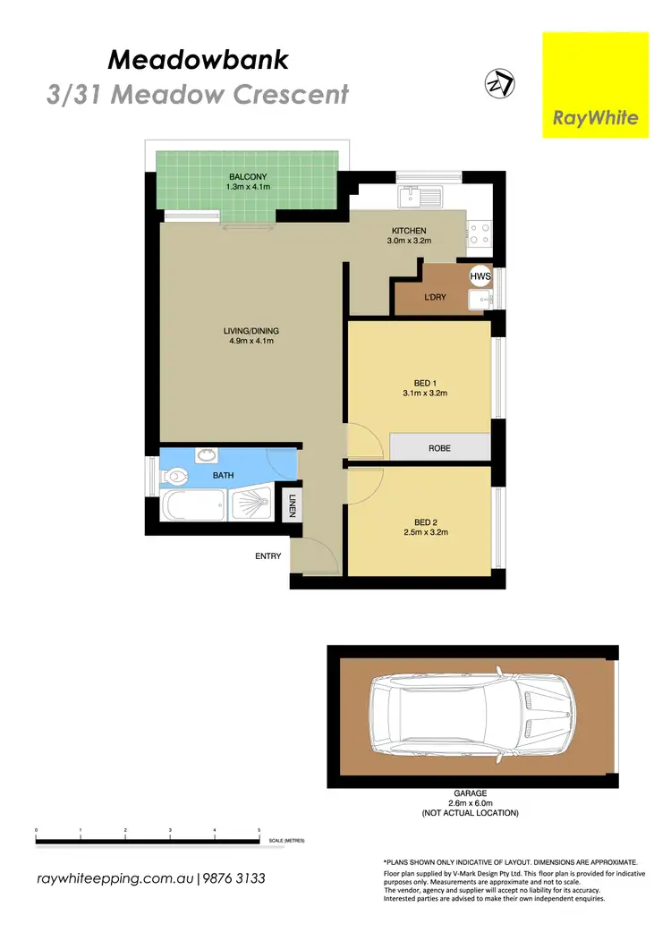 Floorplan of Homely unit listing, 3/31 Meadow Crescent, Meadowbank NSW 2114