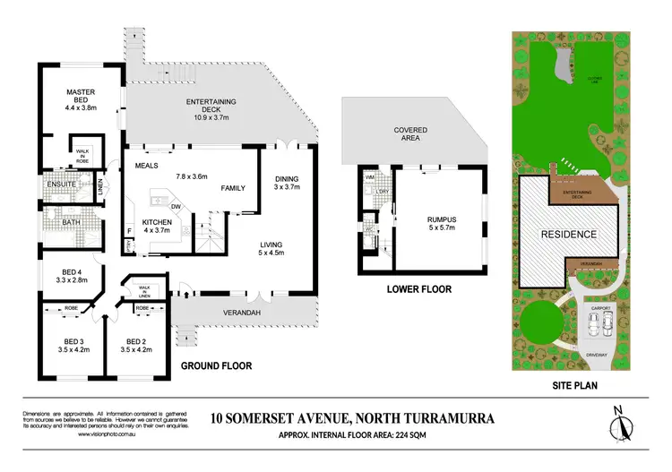 Floorplan of Homely house listing, 10 Somerset Avenue, Turramurra NSW 2074