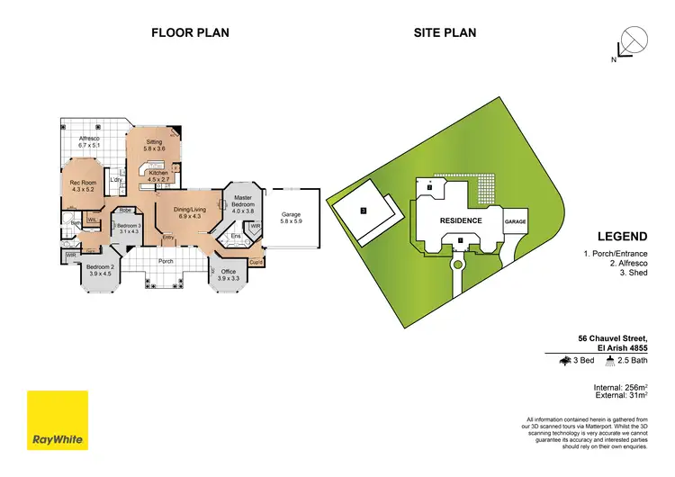Floorplan of Homely house listing, 56 Chauvel Street, El Arish QLD 4855