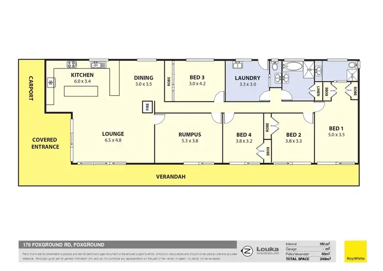 Floorplan of Homely rural property listing, 176 Foxground Road, Foxground NSW 2534