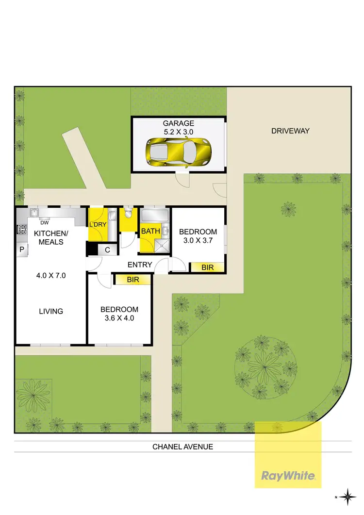 Floorplan of Homely unit listing, 1/3 Peter Street, Bell Post Hill VIC 3215
