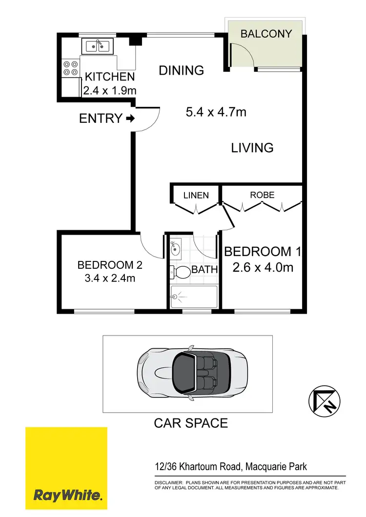 Floorplan of Homely apartment listing, 12/36 Khartoum Road, Macquarie Park NSW 2113
