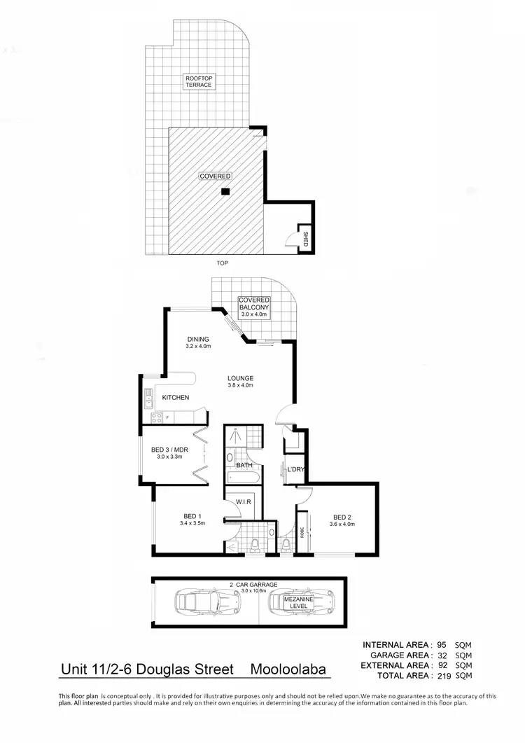 Floorplan of Homely unit listing, 11/2-6 Douglas Street, Mooloolaba QLD 4557