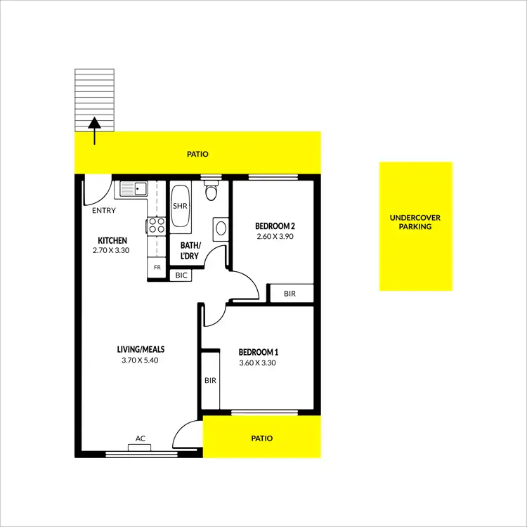 Floorplan of Homely unit listing, 16/147 Stephen Terrace, Walkerville SA 5081