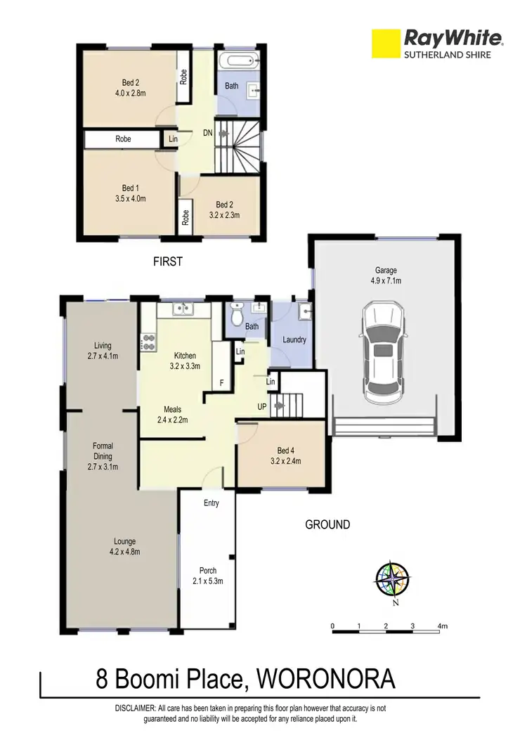 Floorplan of Homely house listing, 8 Boomi Place, Woronora NSW 2232