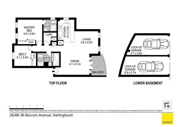 Floorplan of Homely apartment listing, 28/87-97 McLachlan Avenue, Darlinghurst NSW 2010