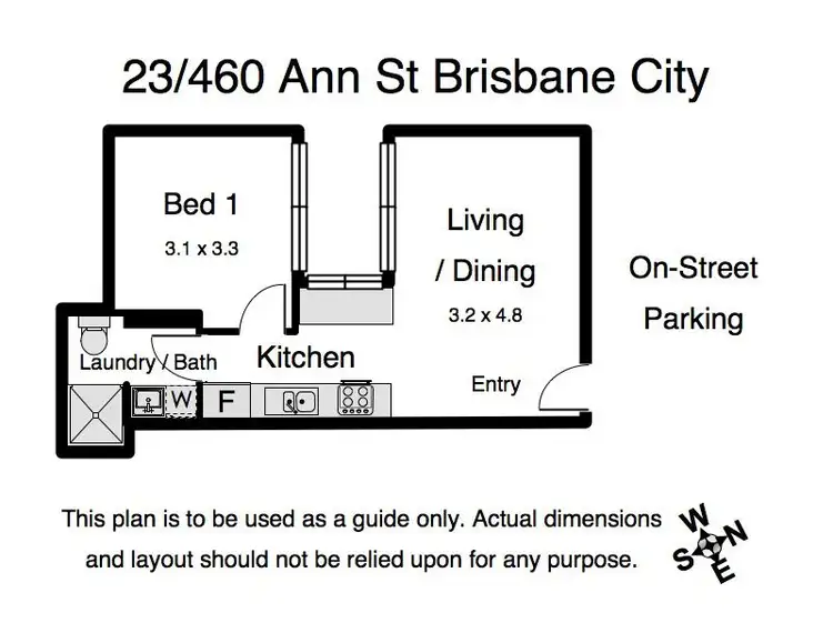 Floorplan of Homely apartment listing, 23/460 Ann Street, Brisbane City QLD 4000