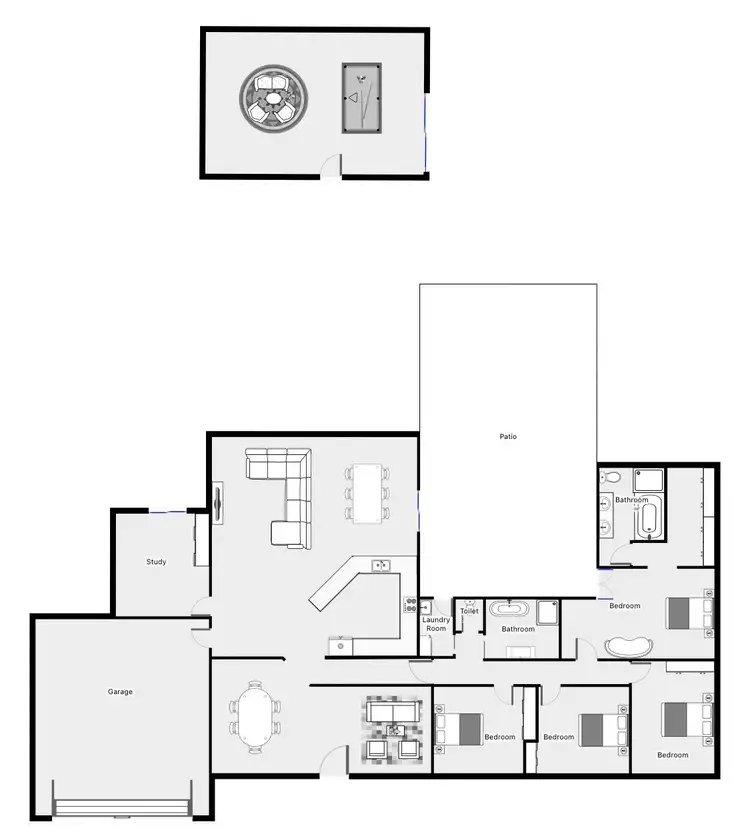 Floorplan of Homely house listing, 115 Paschendale Avenue, Yelta VIC 3505