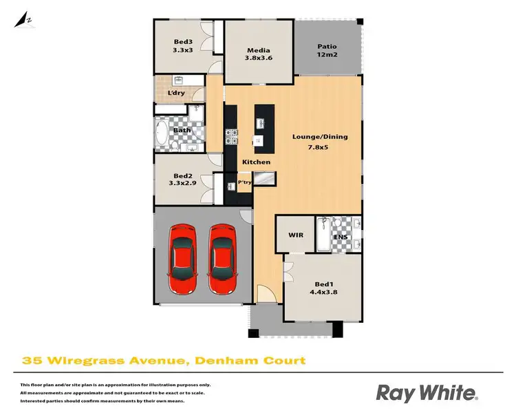 Floorplan of Homely house listing, 35 Wiregrass Avenue, Denham Court NSW 2565