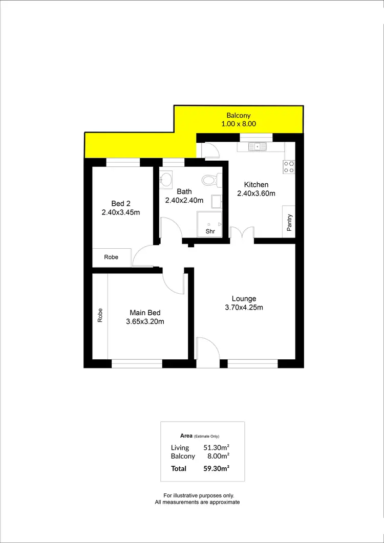 Floorplan of Homely unit listing, 19/127-129 Anzac Highway, Kurralta Park SA 5037