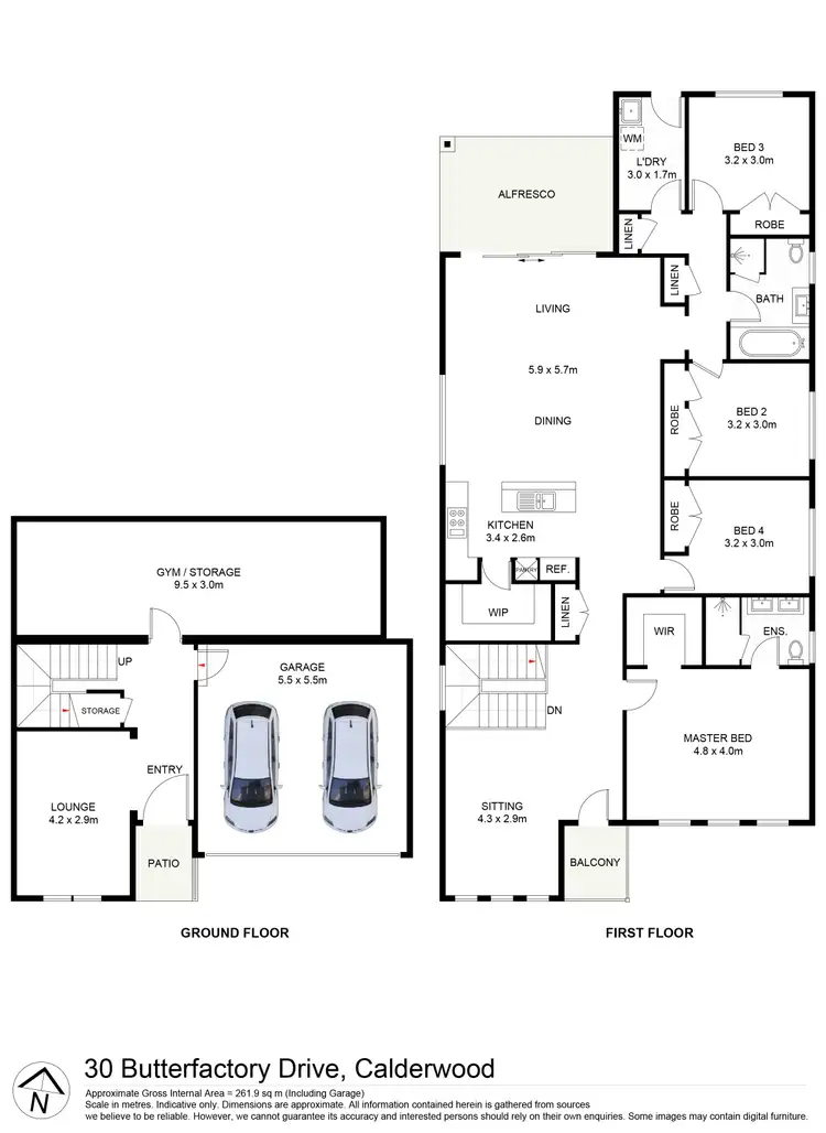 Floorplan of Homely house listing, 30 Butterfactory Drive, Calderwood NSW 2527