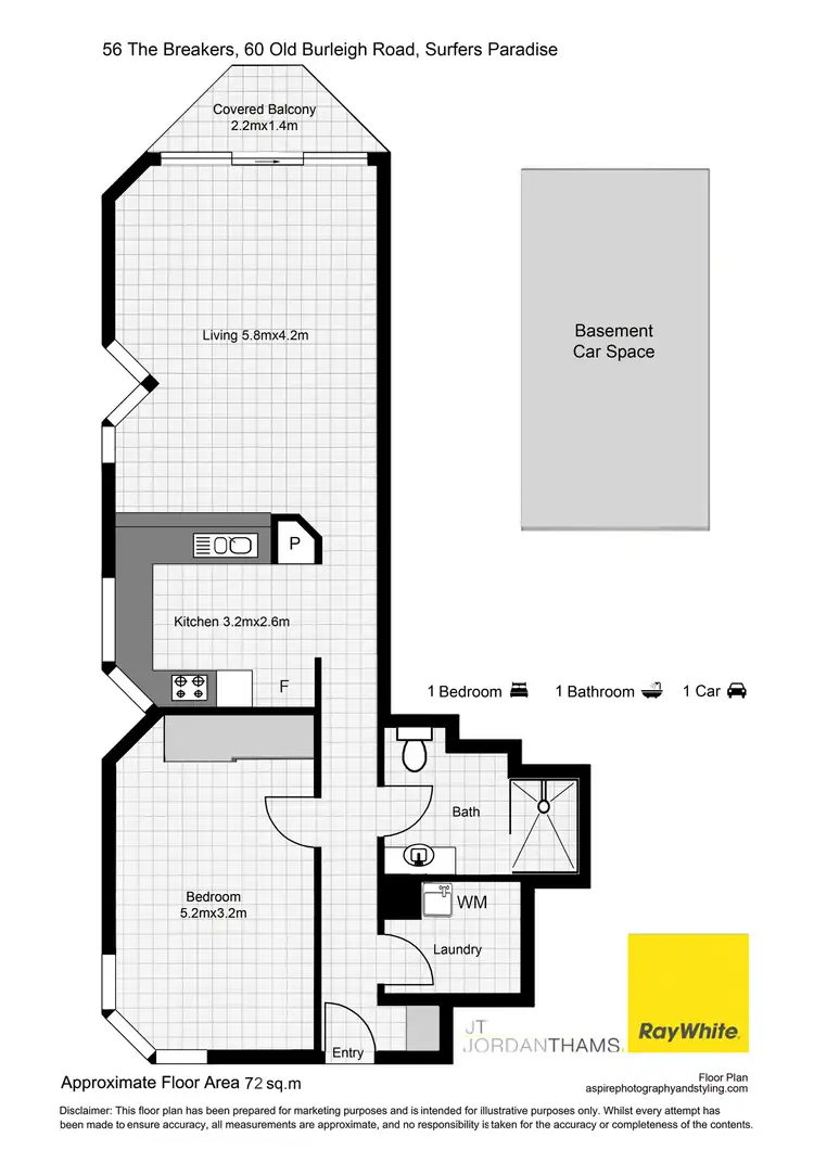 Floorplan of Homely apartment listing, 56/60 Old Burleigh Road, Surfers Paradise QLD 4217