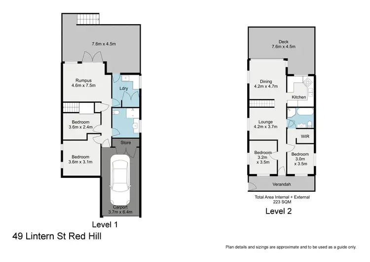 Floorplan of Homely house listing, 49 Lintern Street, Red Hill QLD 4059