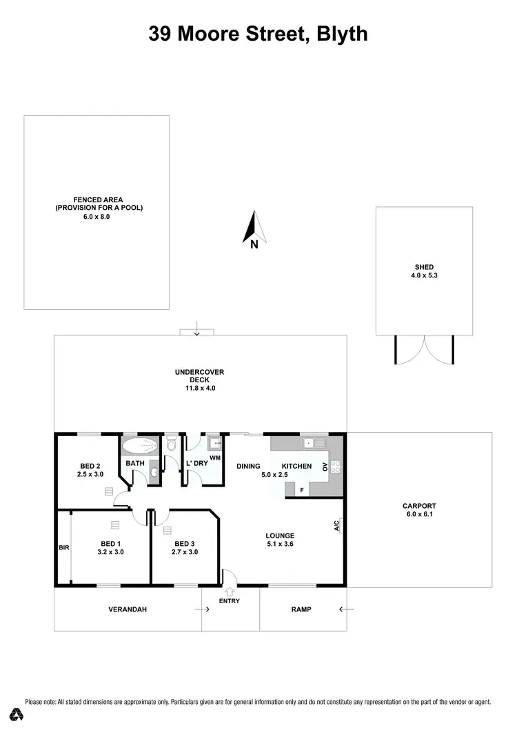 Floorplan of Homely house listing, 39 Moore Street, Blyth SA 5462